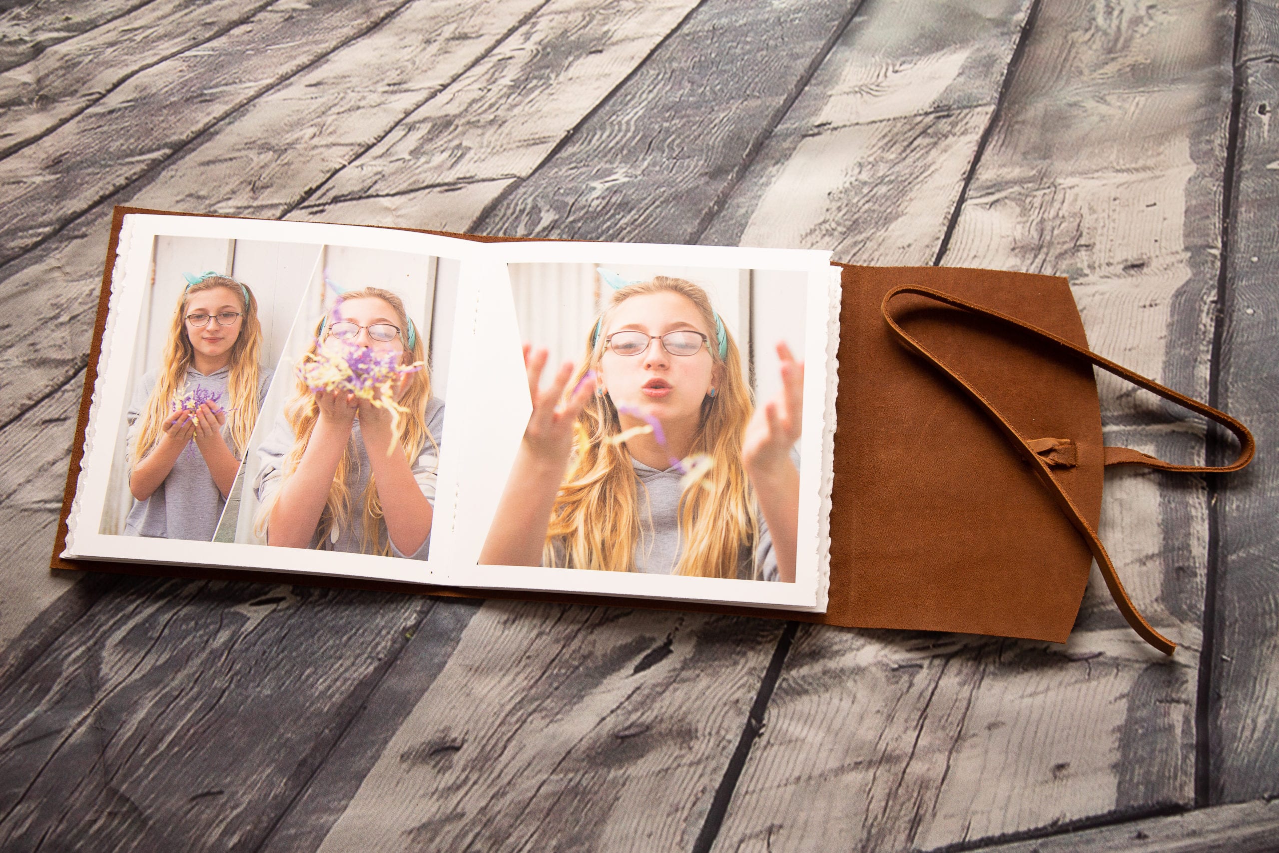 Tween Leather Bound Picture Book
